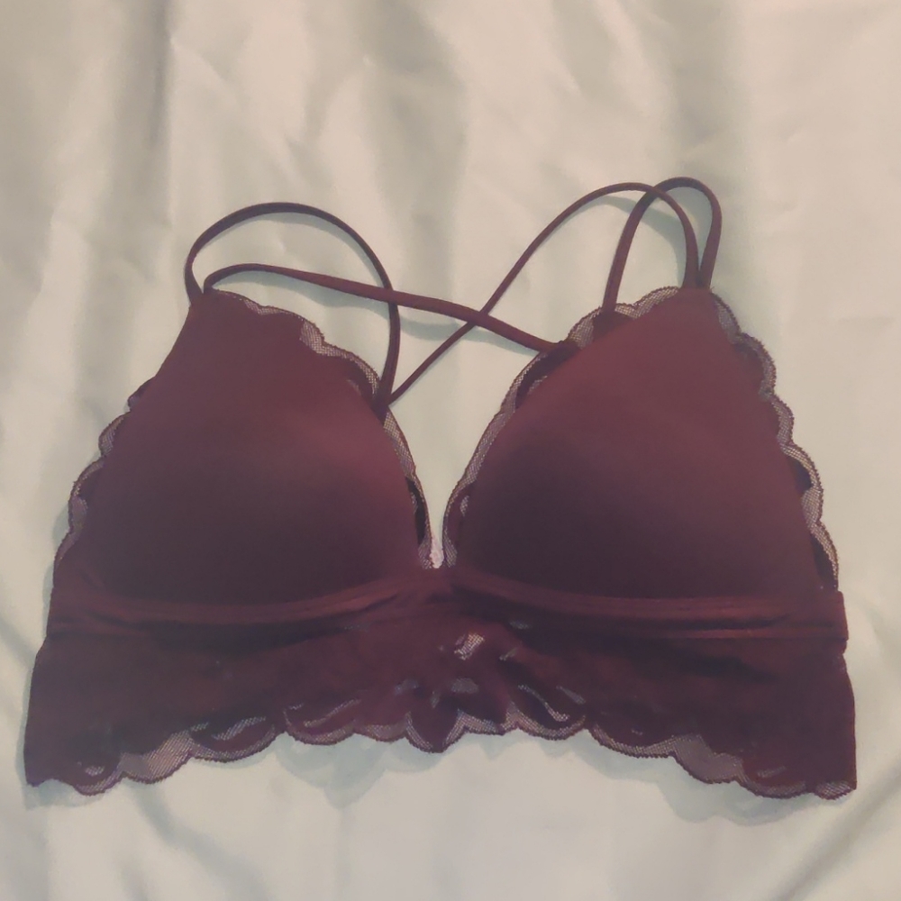 Pink bra